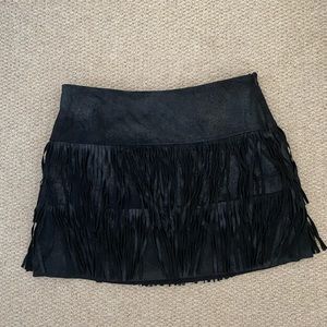 Highline Collective Fringe Mini Skirt